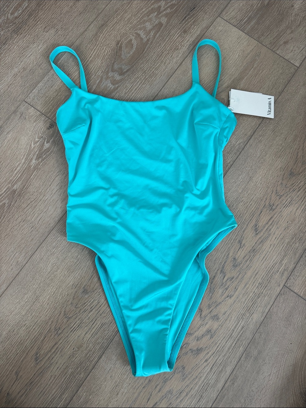 Vitamin A Bright Turquoise‎ Kids One-Piece Swimsuit